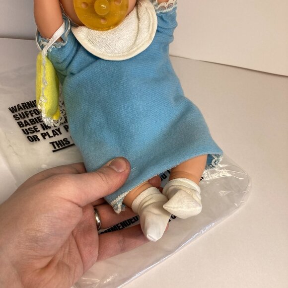 Vintage Anatomically Correct Baby Boy Doll Newborn 12" With Accessories - Picture 4 of 10